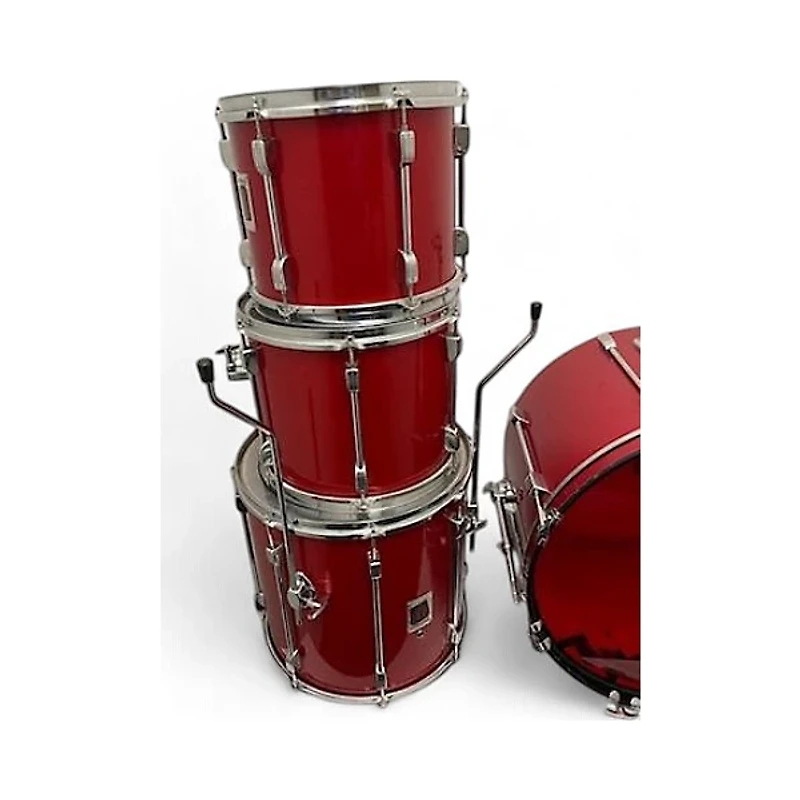 Used Ludwig 4 Piece Rocker Red Drum Kit