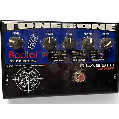 Used Radial Engineering Trimod 2Ch Tonebone Classic Distortion Effect Pedal