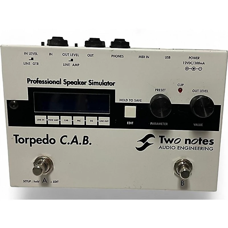 Used Two Notes AUDIO ENGINEERING torpedo cab Effect Processor