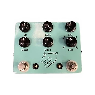 Used JHS Pedals Panther Cub Analog Delay with Tap Tempo V1 Effect Pedal