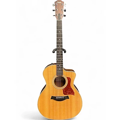 Used Taylor 214CE Natural Acoustic Electric Guitar