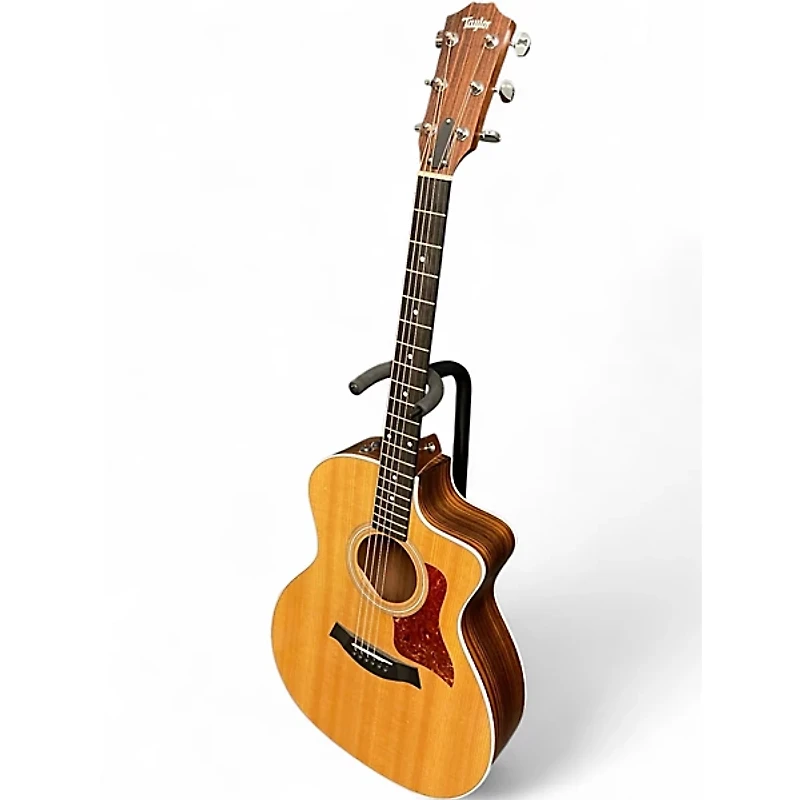 Used Taylor 214CE Natural Acoustic Electric Guitar