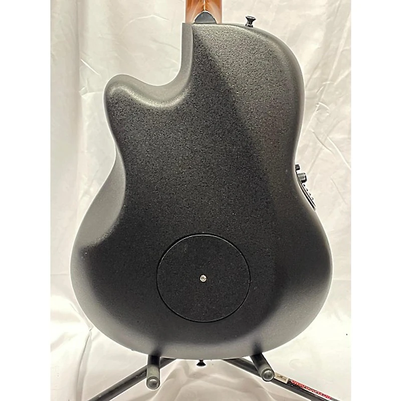 Used Ovation Adamas 2080 Black Acoustic Electric Guitar