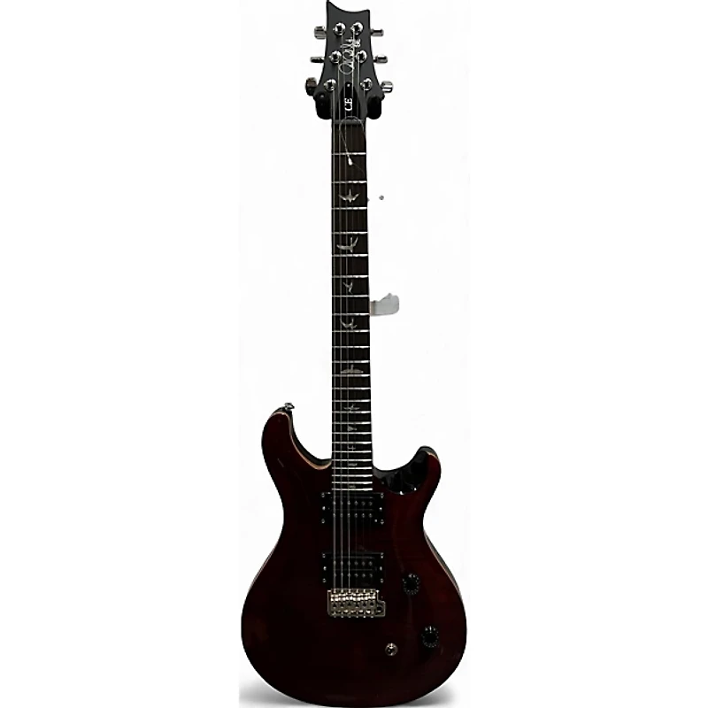 Used PRS SE Custom 24 Trans Red Solid Body Electric Guitar