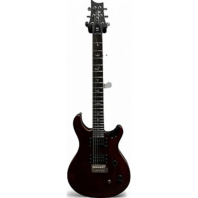 Used PRS SE Custom 24 Trans Red Solid Body Electric Guitar