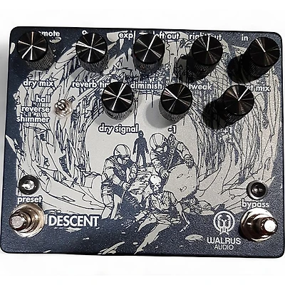 Used Walrus Audio Descent Reverb Effect Pedal
