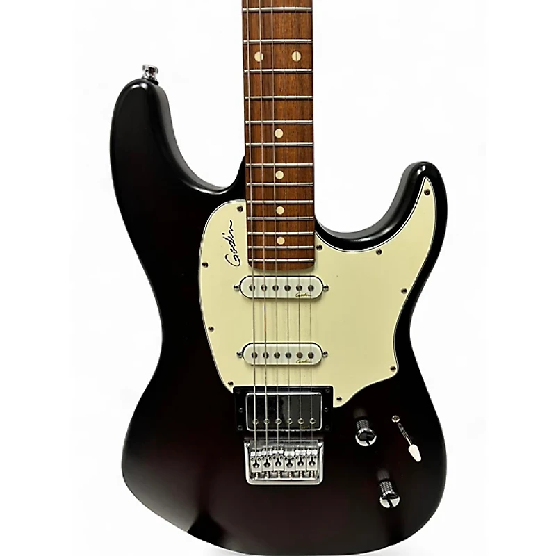 Used Godin SESSION HT Bourbon Burst Solid Body Electric Guitar