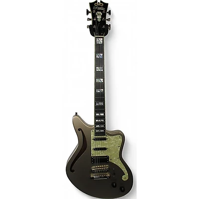 Used D'Angelico Deluxe Series Bedford SH Desert Gold Hollow Body Electric Guitar