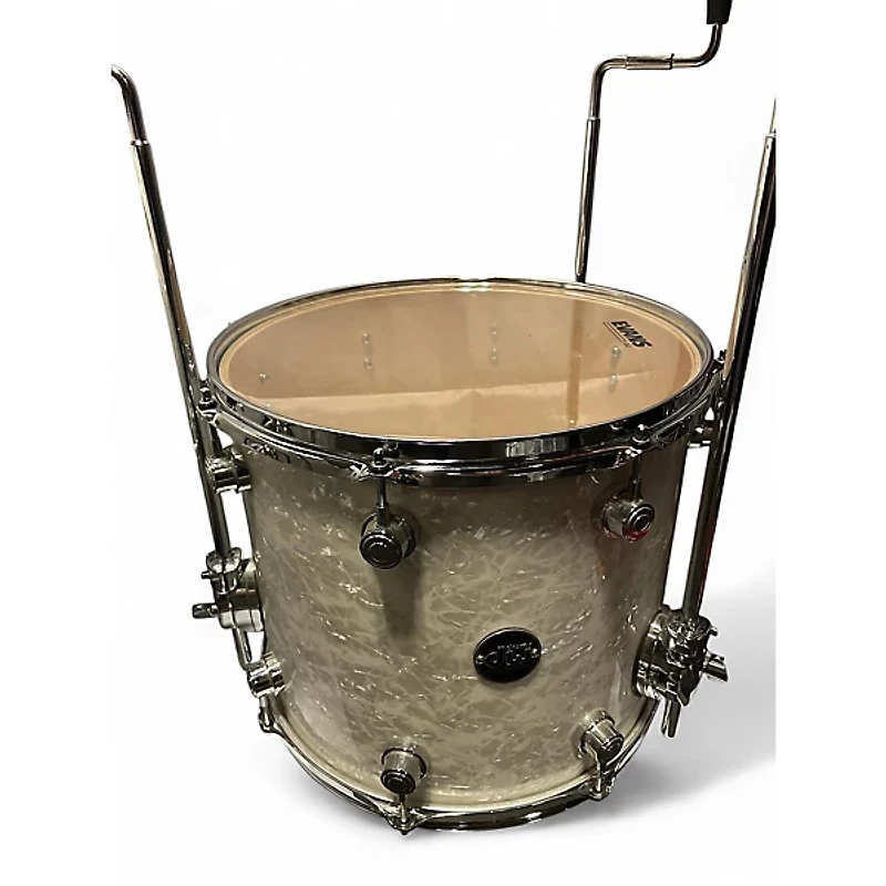 Used DW 2 Piece Performance Series White Marine Drum Kit