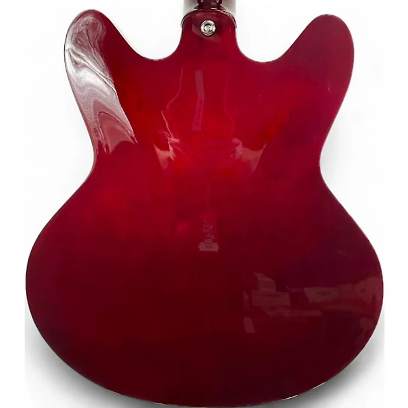 Used VOX Bobcat v90 Candy Red Hollow Body Electric Guitar