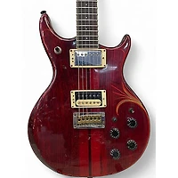 Used Daion Power Mark X Trans Red Solid Body Electric Guitar