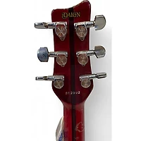 Used Daion Power Mark X Trans Red Solid Body Electric Guitar