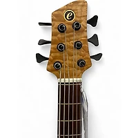 Used 2006 Elrick Platinum Hybrid Evolution Natural Quilted Maple Electric Bass Guitar