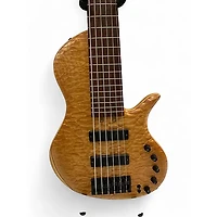 Used 2006 Elrick Platinum Hybrid Evolution Natural Quilted Maple Electric Bass Guitar