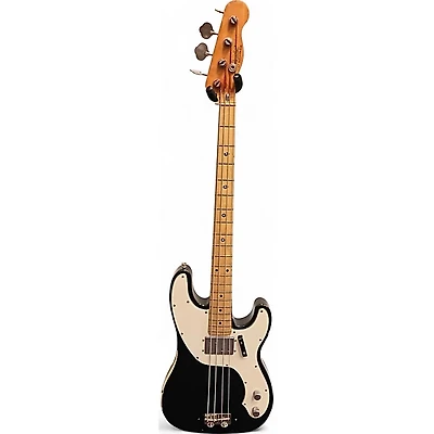 Vintage 1973 Fender TELECASTER BASS Black Electric Bass Guitar