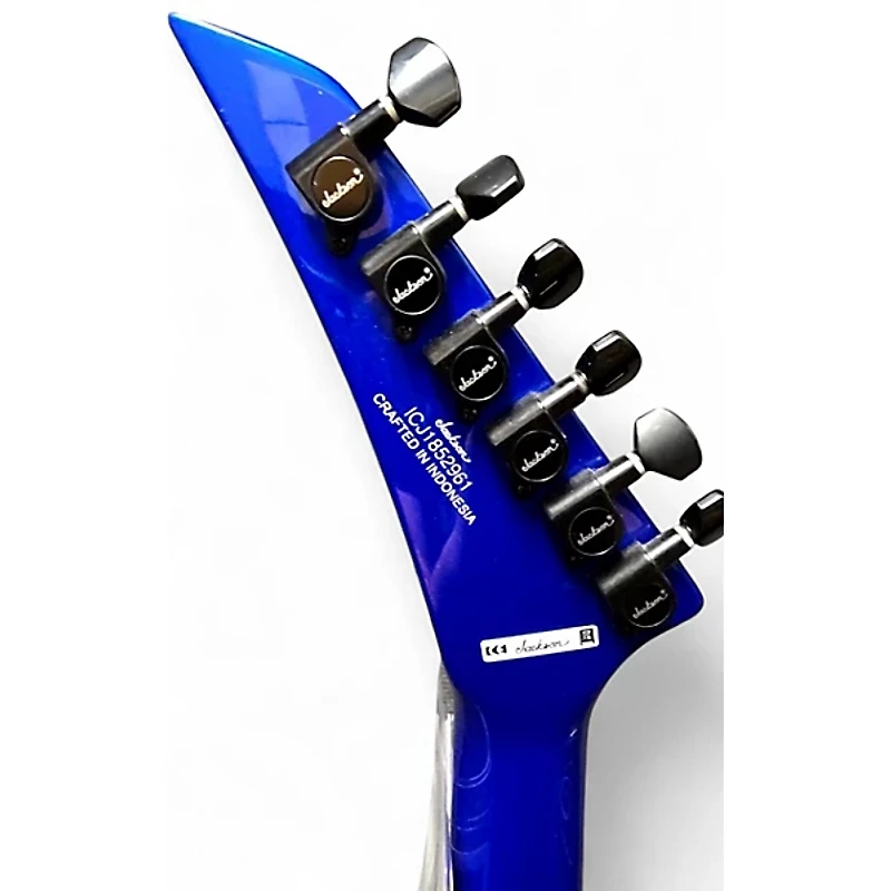 Used Jackson SLX Soloist LIGHTNING BLUE Solid Body Electric Guitar