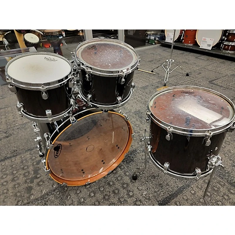 Used TAMA 4 piece Starclassic Iced Tea Drum Kit