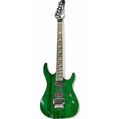 Used Hamer DIABLO Emerald Green Solid Body Electric Guitar