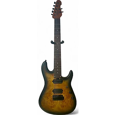 Used Sterling by Music Man Jason Richardson 7 string poplar burst Solid Body Electric Guitar