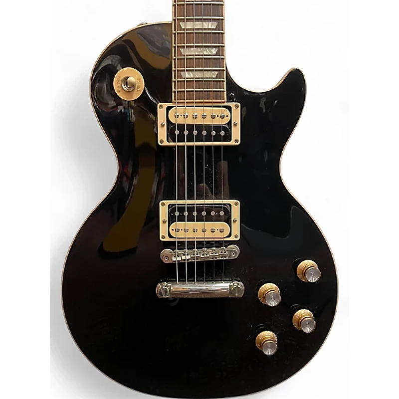 Used 2020 Gibson Les Paul Classic Black Solid Body Electric Guitar