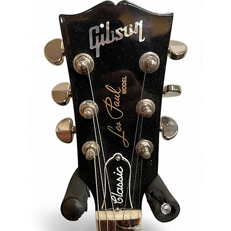 Used 2020 Gibson Les Paul Classic Black Solid Body Electric Guitar