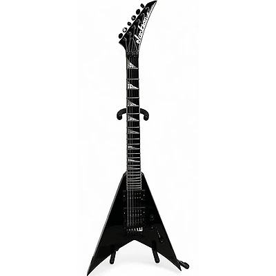 Used Jackson KV2T USA King V Black Solid Body Electric Guitar