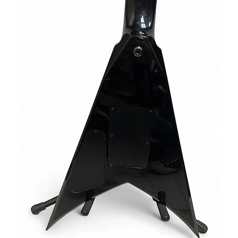 Used Jackson KV2T USA King V Black Solid Body Electric Guitar