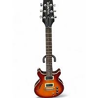 Used Hamer DUOTONE Cherry Sunburst Hollow Body Electric Guitar