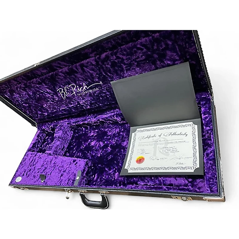 Used B.C. Rich Gunslinger Legacy Custom Shop Candy Purple Solid Body Electric Guitar