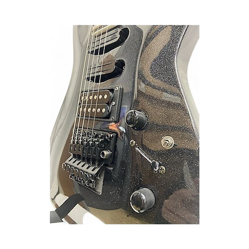 Used Kramer sM-1 Black Chrome Solid Body Electric Guitar