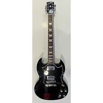 Used Gibson SG Standard Black Solid Body Electric Guitar