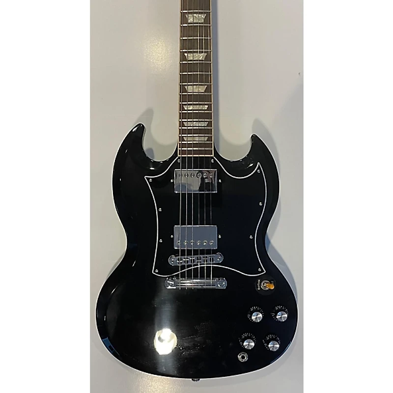 Used Gibson SG Standard Black Solid Body Electric Guitar