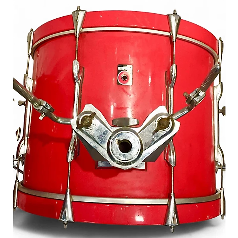 Used Premier 4 piece Elite Combo Flat Red Drum Kit