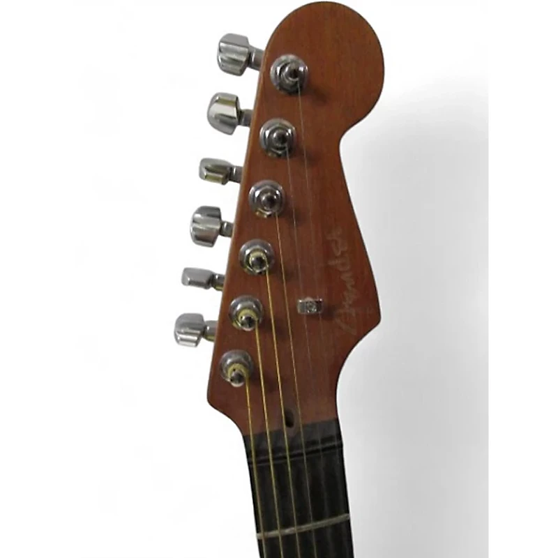 Used Fender Acoustasonic Jazzmaster Arctic White Hollow Body Electric Guitar