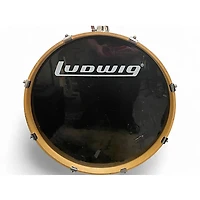 Used Ludwig 5 piece Element Evolution Chrome Red Metallic Drum Kit