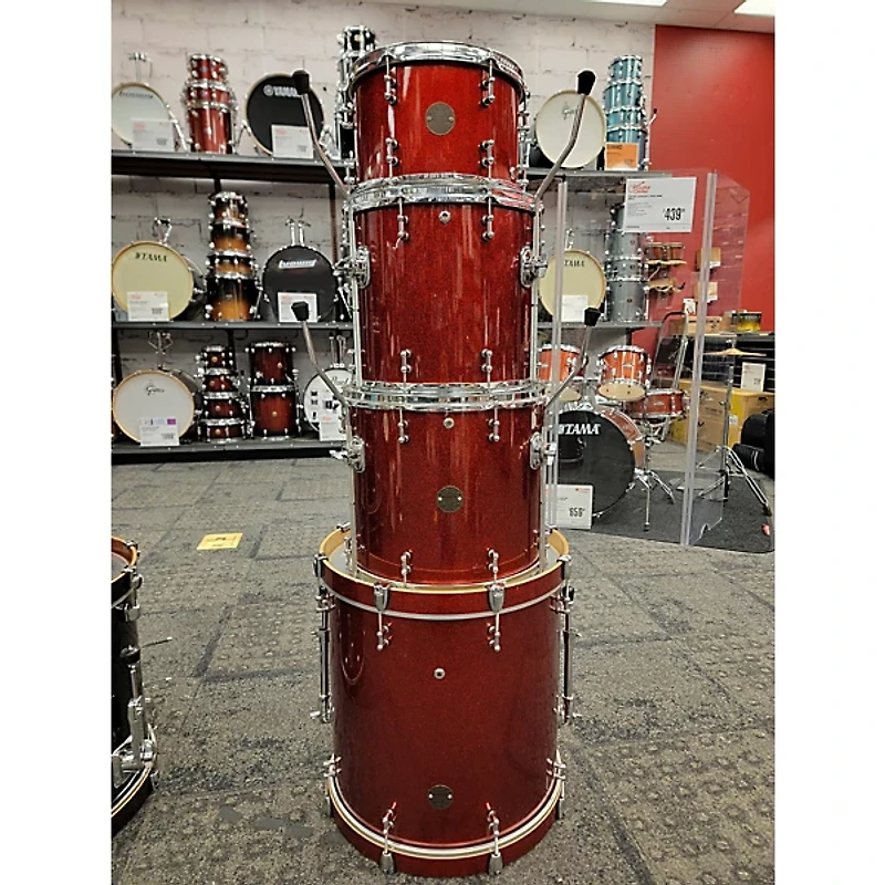 Used Ddrum 4 piece Dios Series Cherry Drum Kit