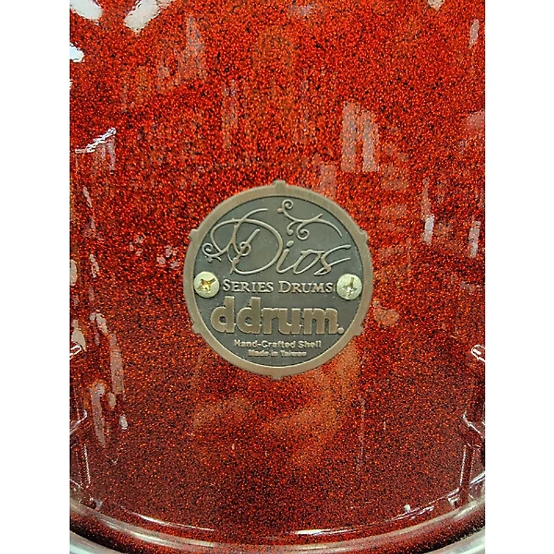 Used Ddrum 4 piece Dios Series Cherry Drum Kit