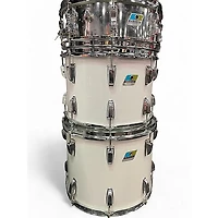 Used Ludwig 4 piece Classic Maple Pearl White Drum Kit