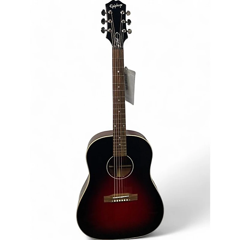 Used Epiphone SLASH J-45 Vermillion Burst Acoustic Guitar