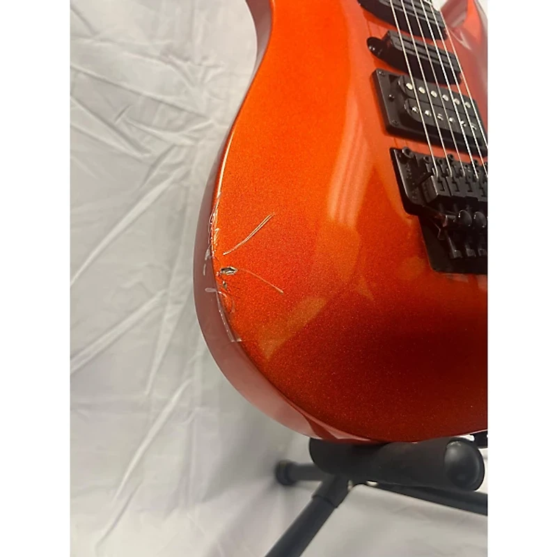 Used Kramer SM-1 Metallic Orange Solid Body Electric Guitar