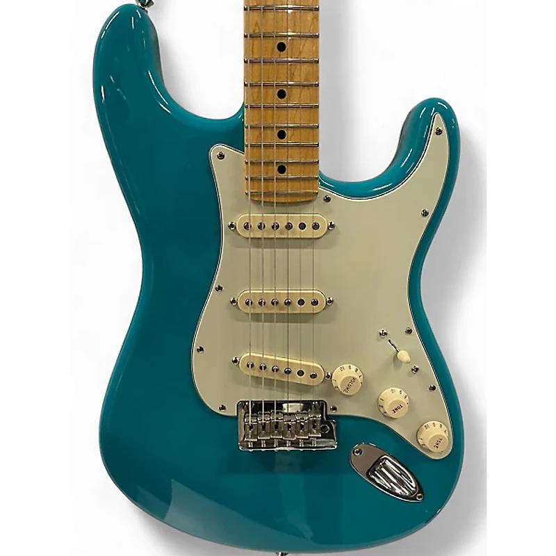 Used Fender American Professional II Stratocaster Miami Blue Solid Body Electric Guitar