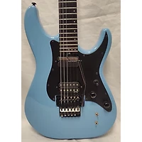 Used Schecter Guitar Research Sun Valley Super Shredder FR Riviera Blue Solid Body Electric Guitar