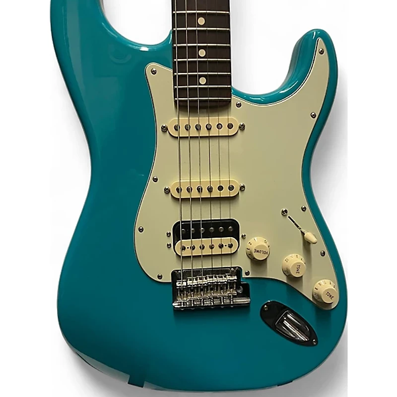 Used Fender American Professional II Stratocaster Miami Blue Solid Body Electric Guitar