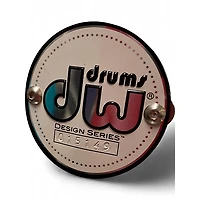 Used DW 5 piece Design Series Acrylic Clear Drum Kit