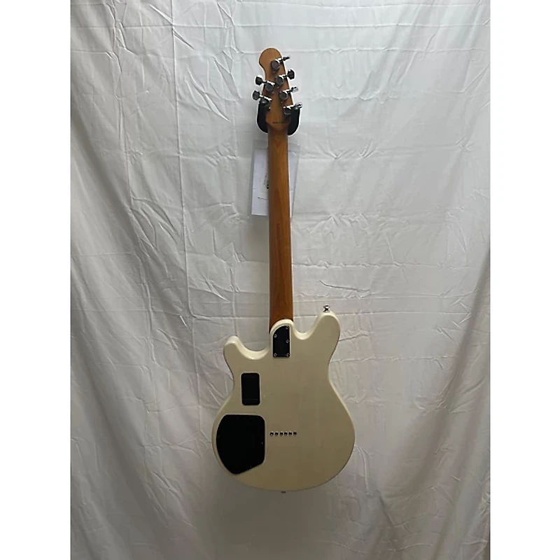 Used Sterling By Music Man VALENTINE TRANS BUTTERMILK Solid Body Electric Guitar