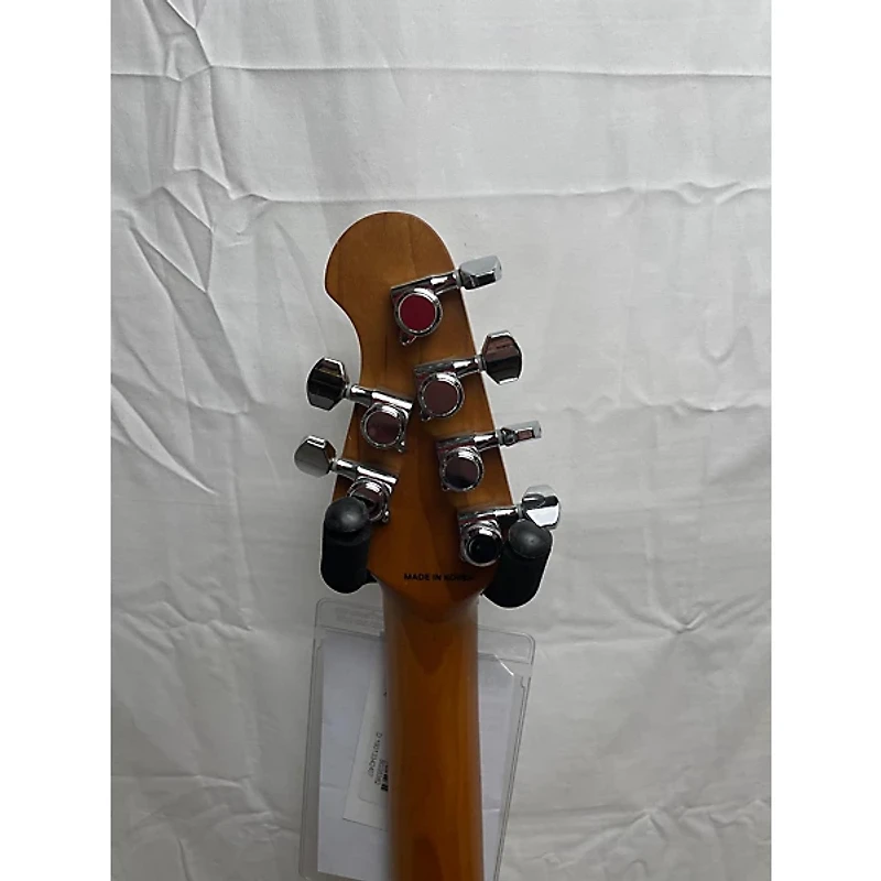 Used Sterling By Music Man VALENTINE TRANS BUTTERMILK Solid Body Electric Guitar