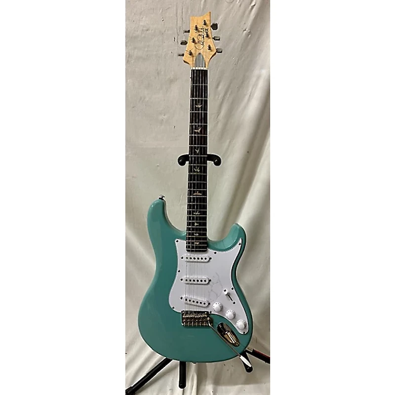 Used PRS SE Silver Sky STONE BLUE Solid Body Electric Guitar