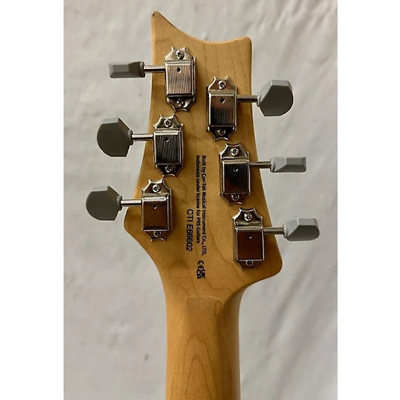 Used PRS SE Silver Sky STONE BLUE Solid Body Electric Guitar