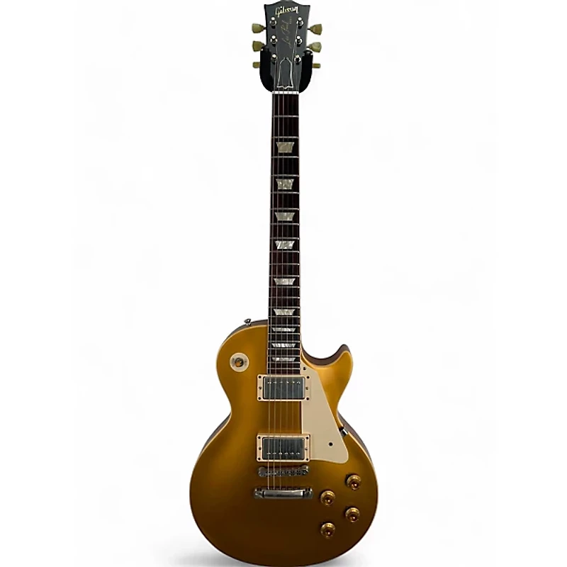 Used Gibson LPR7 1957 Les Paul Reissue Gold Solid Body Electric Guitar