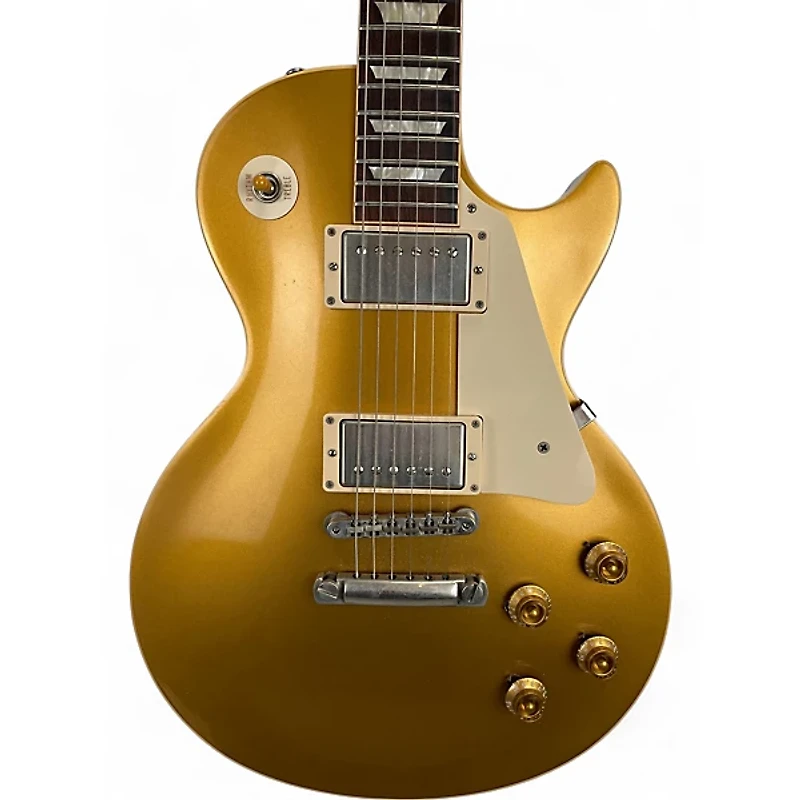 Used Gibson LPR7 1957 Les Paul Reissue Gold Solid Body Electric Guitar